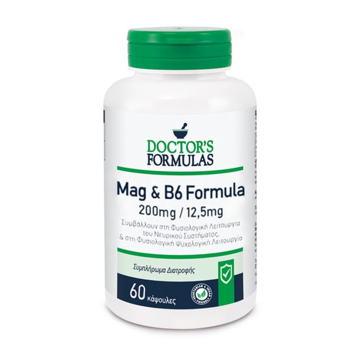 Doctor's Formulas | Mag & B6 Formula | 60caps