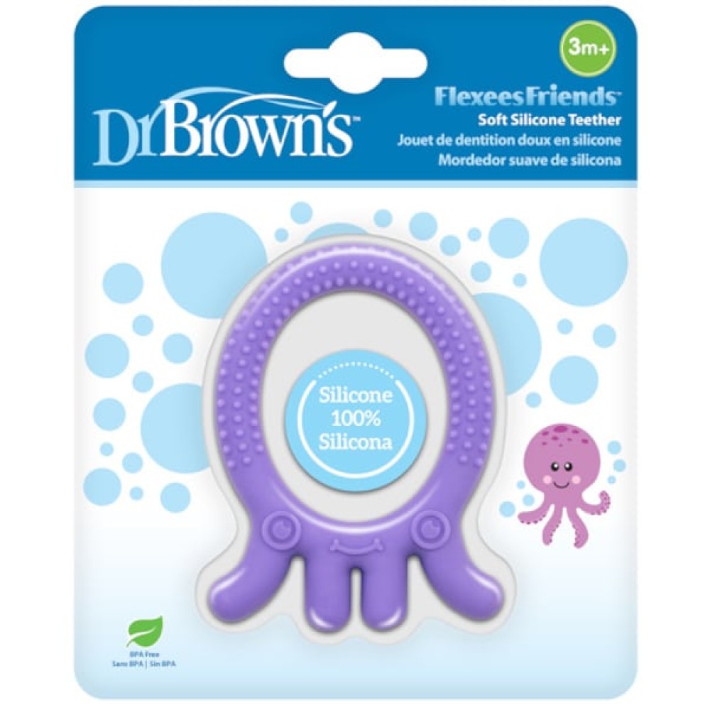 Dr. Brown's |  Κρίκος Οδοντοφυΐας Χταπόδι για Μωρά 3m+ | 1τεμ