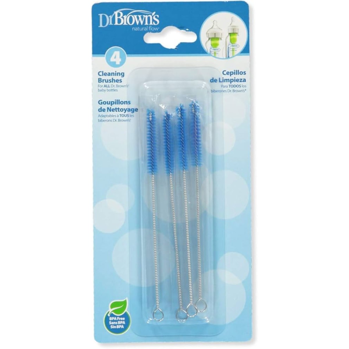 Dr Brown's | Βουρτσάκι Kαθαρισμού Συστήματος Αέρα Για Μπιμπερό | 4τμχ