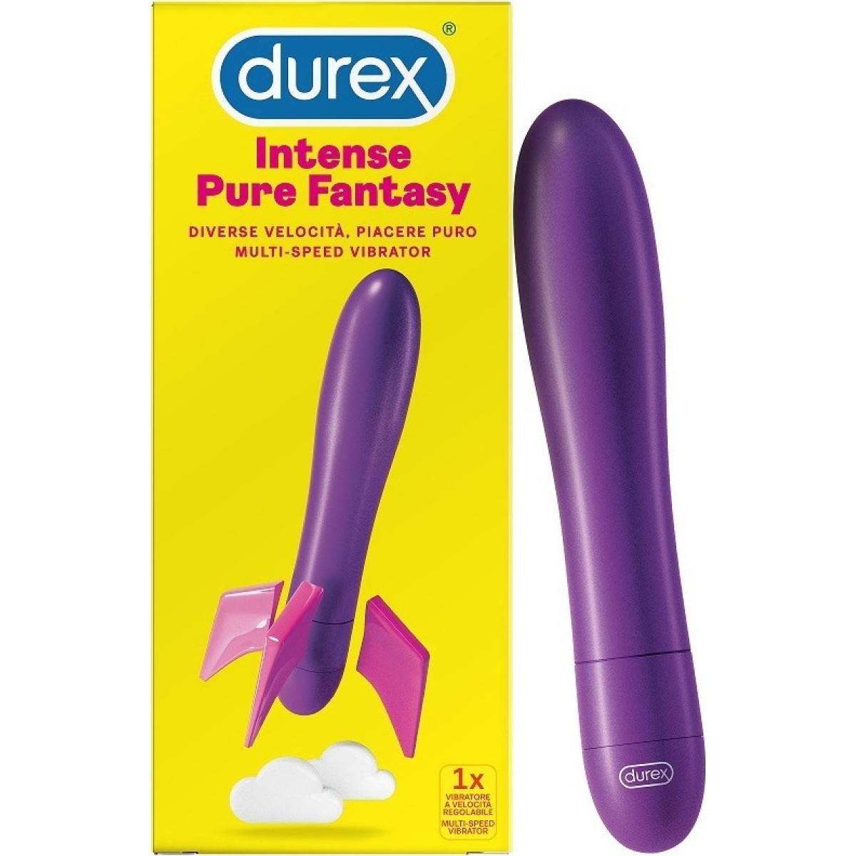 Durex | Intense Pure Fantasy Multi-speed Vibrator Δονητής 17.5cm | 1τμχ