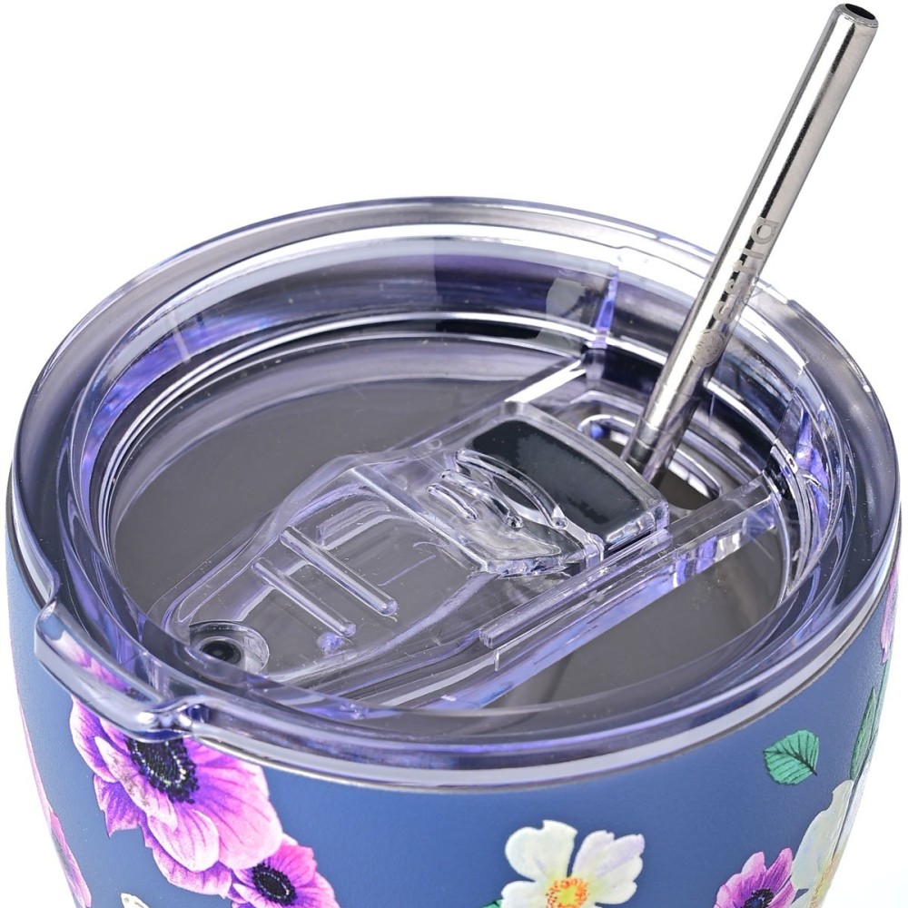 Estia | Ποτήρι Θερμός Save The Aegean Garden Blue |  350ml 