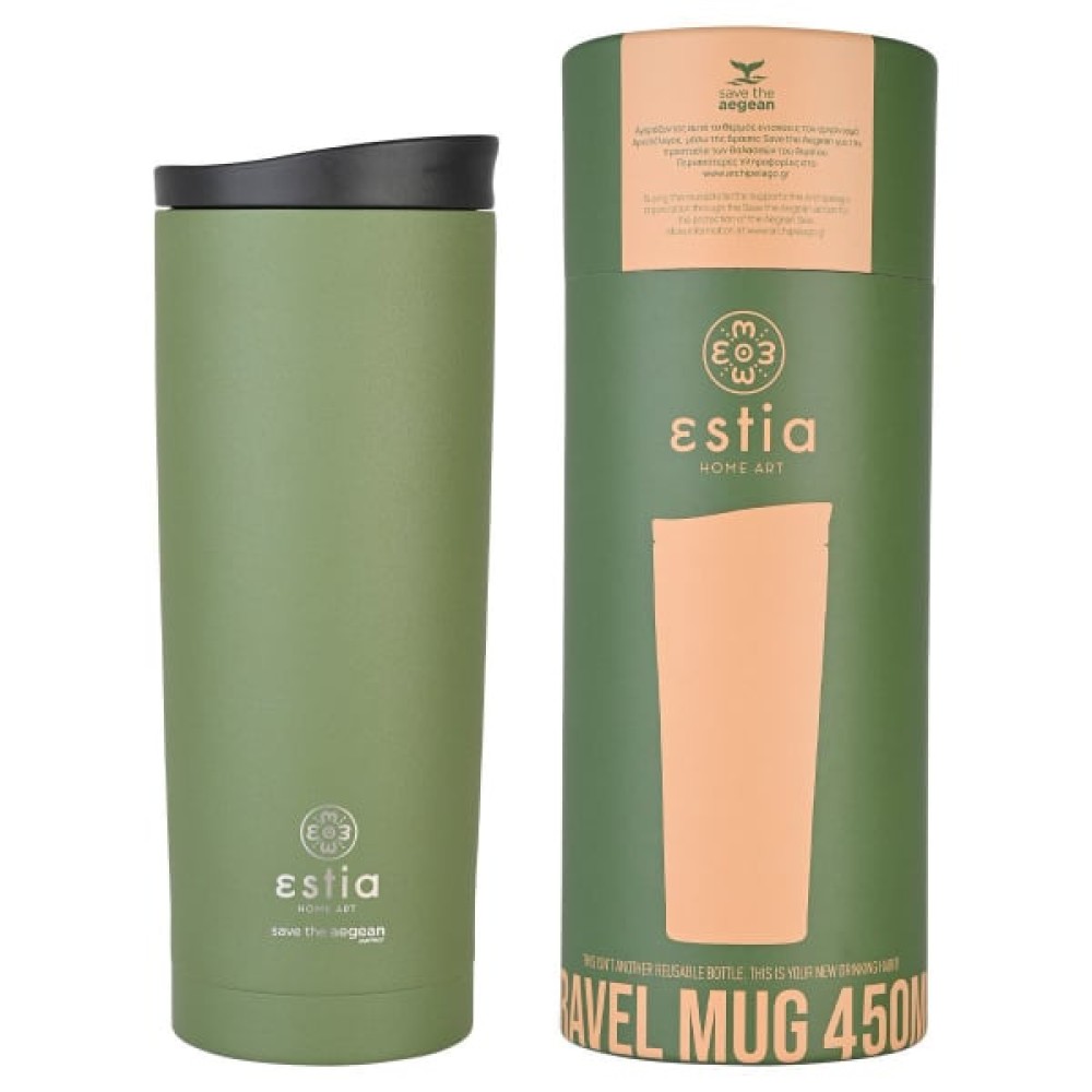  Estia | Ποτήρι Θερμός Save The Aegean Travel Mug Forest Spirit | 450ml