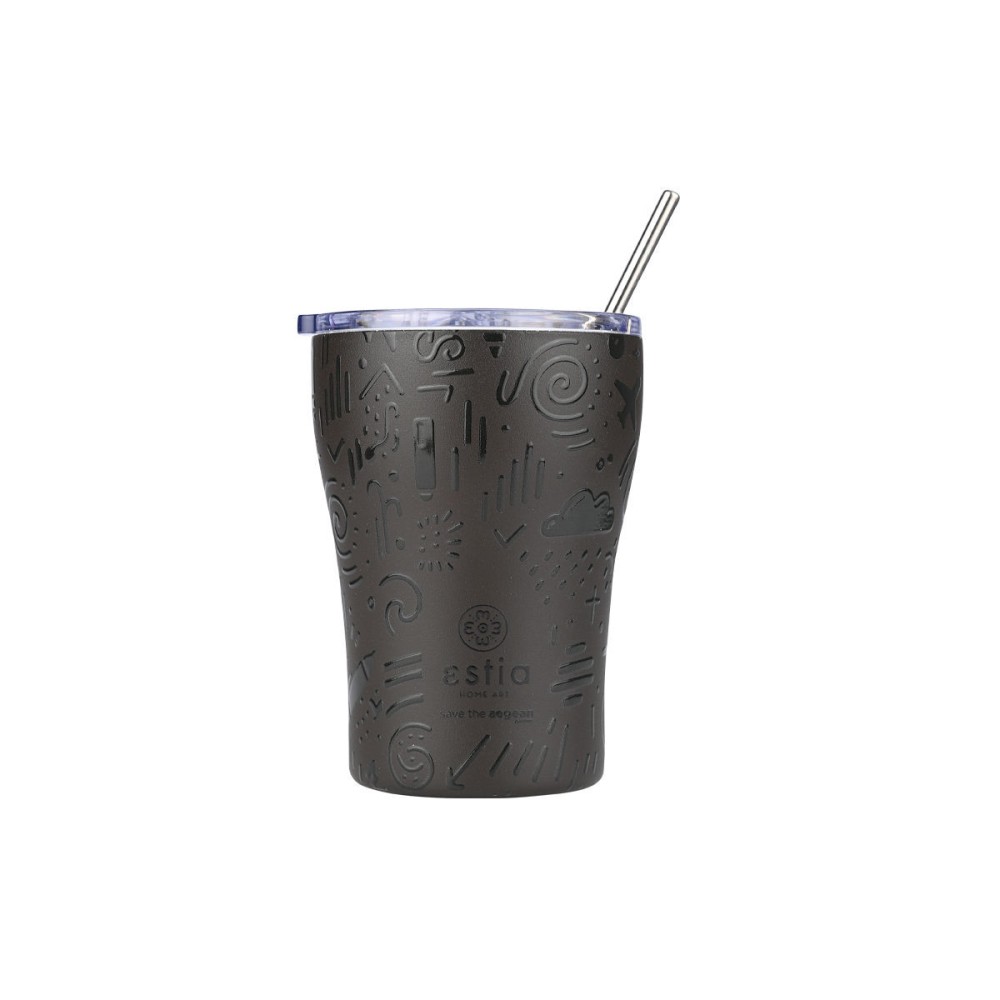 Estia | Θερμός  Coffee Mug Save The Aegean Noir Echo | 350ml