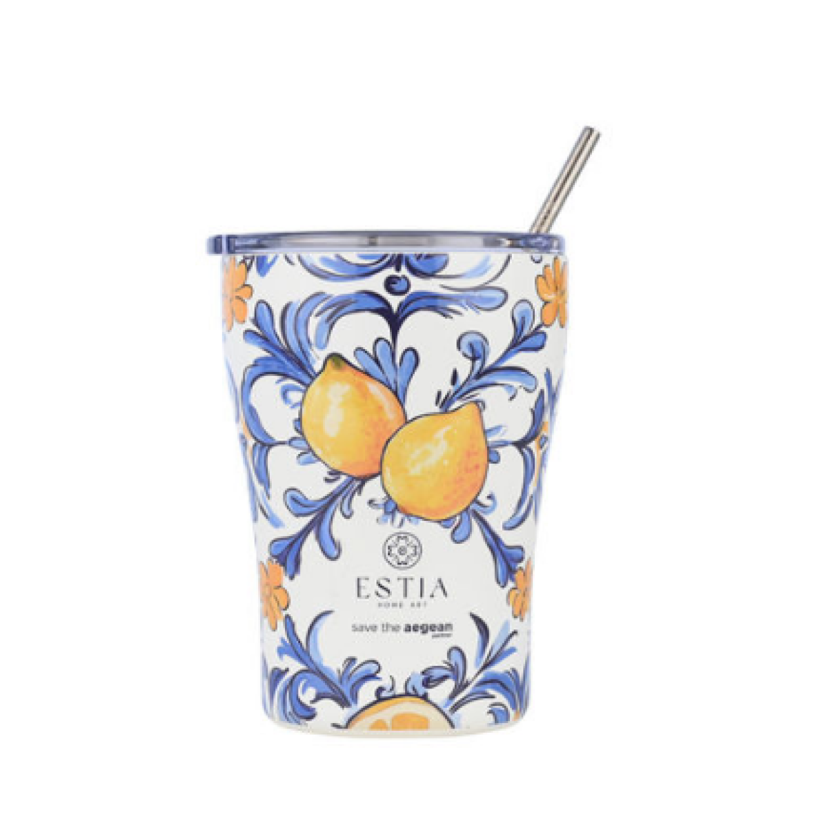 Estia | Θερμός Coffee Mug Save The Aegean Amalfi Coast | 350ml