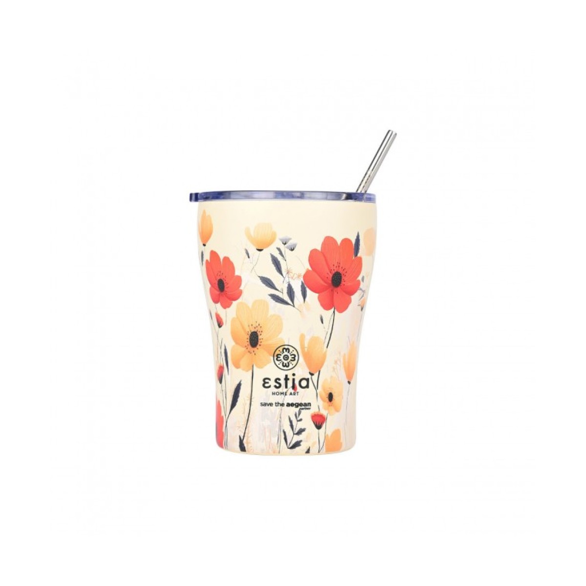 Estia | Θερμός  Coffee Mug   Save The Aegean Summer Reverie  | 350ml 