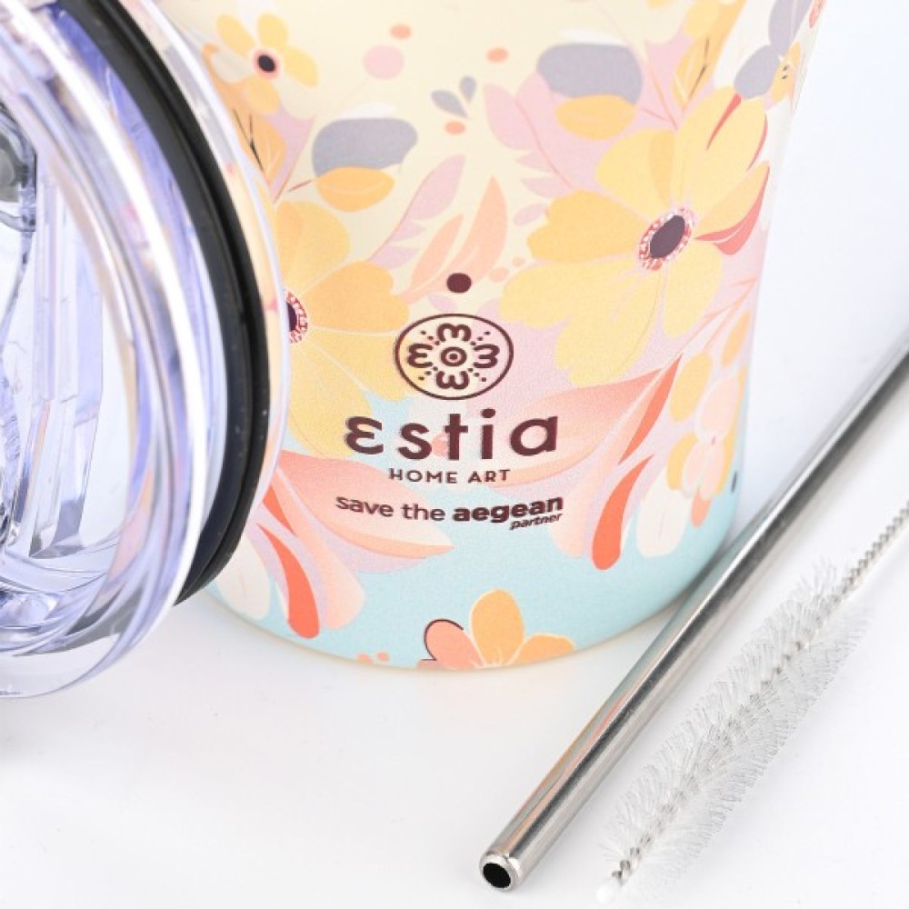 Estia | Θερμός Coffee Mug  Save the Aegean Spring Sonata | 350ml 