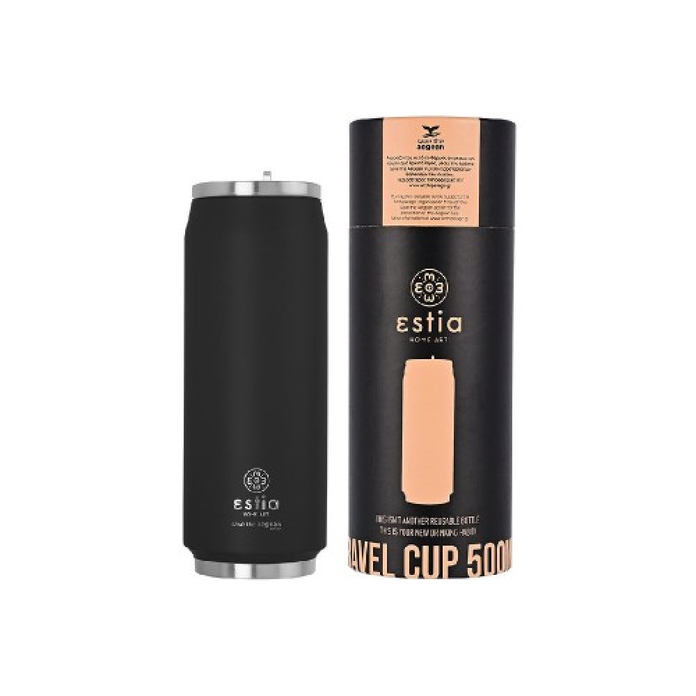 Estia  | Ποτήρι Θερμός Save The Aegean Midnight Black |  500ml