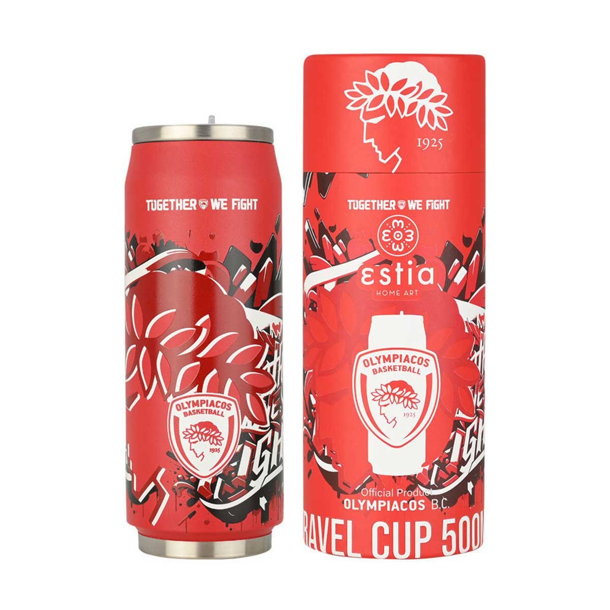 Estia | Ποτήρι Θερμός Olympiacos B.C. Edition Together We Fight | 500ml 