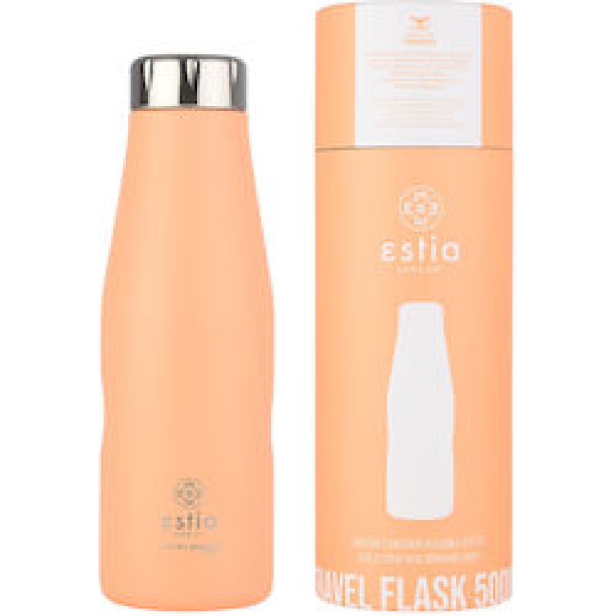 Estia | Travel Flask Save The Aegean Peach Fuzz | 500ml