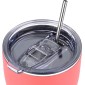 Estia | θερμός Coffee Mug Save The Aegean Fusion Coral με Καλαμάκι | 500ml 
