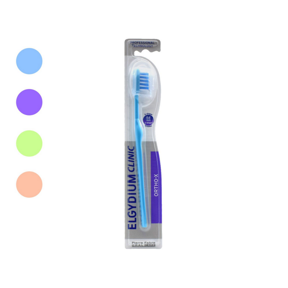 Elgydium | Clinic Ortho-X Οδοντόβουρτσα Ειδική για Δόντια με Ορθοδοντικούς Μηχανισμούς | 1τεμ