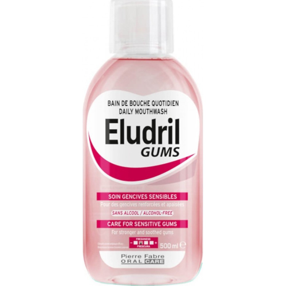 Eludril | Gums Mouthwash for Sensitive Gums | Στοματικό Διάλυμα για Καταπράυνση των Ευαίσθητων Ούλων | 500ml