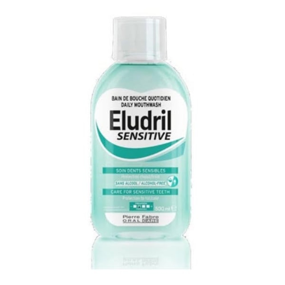 Eludril | Sensitive Mouthwash for Sensitive Teeth | Στοματικό Διάλυμα για Καταπράυνση των Ευαίσθητων Δοντιών | 500ml