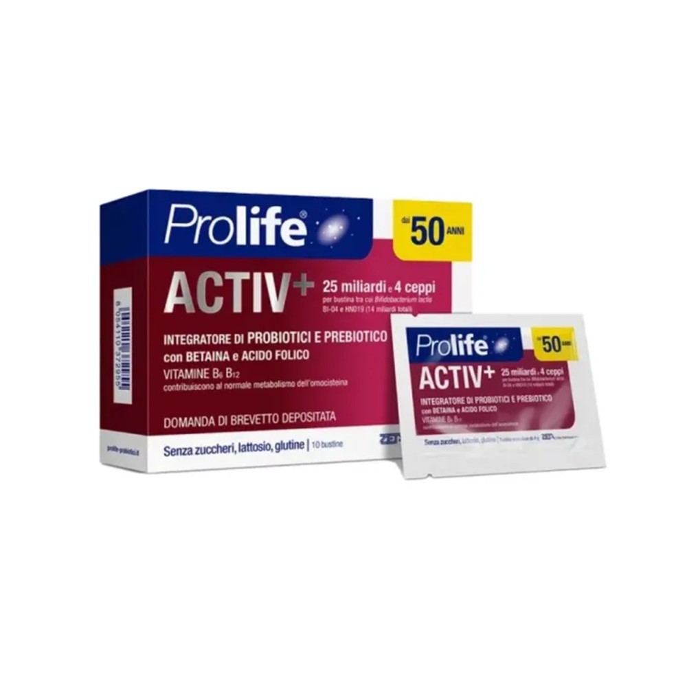 Prolife Activ+ | Συμπλήρωμα Διατροφής με Προβιοτική Δράση | 10 Φακελίσκοι 