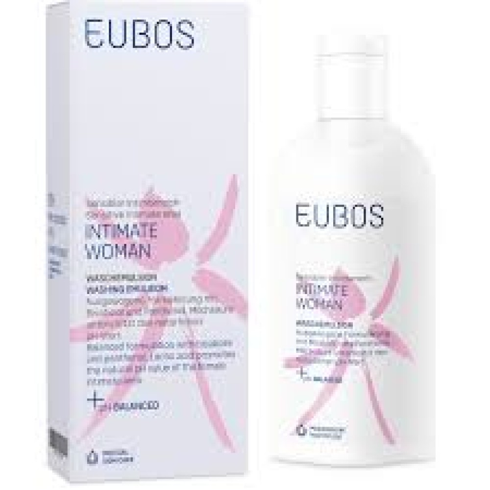 Eubos | Intimate Woman Washing Emulsion Ph Balanced Υγρό Καθαρισμού για την Ευαίσθητη Περιοχή | 200ml