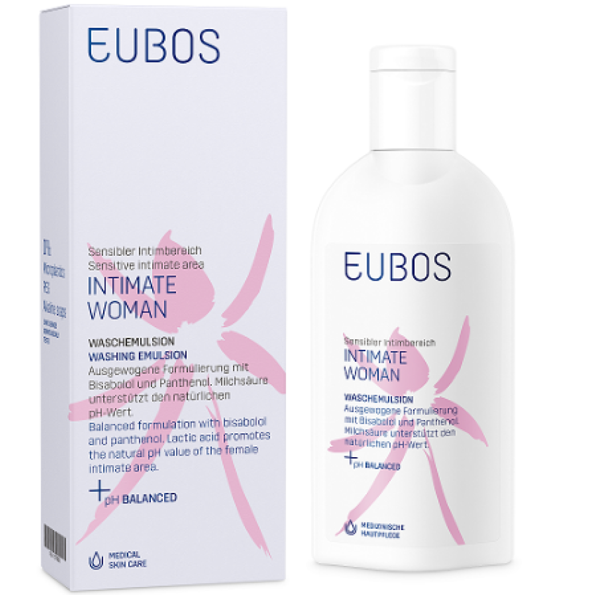 Eubos | Feminin Washing Emulsion | Απαλό Υγρό Καθαρισμού της Ευαίσθητης Περιοχής | 200ml