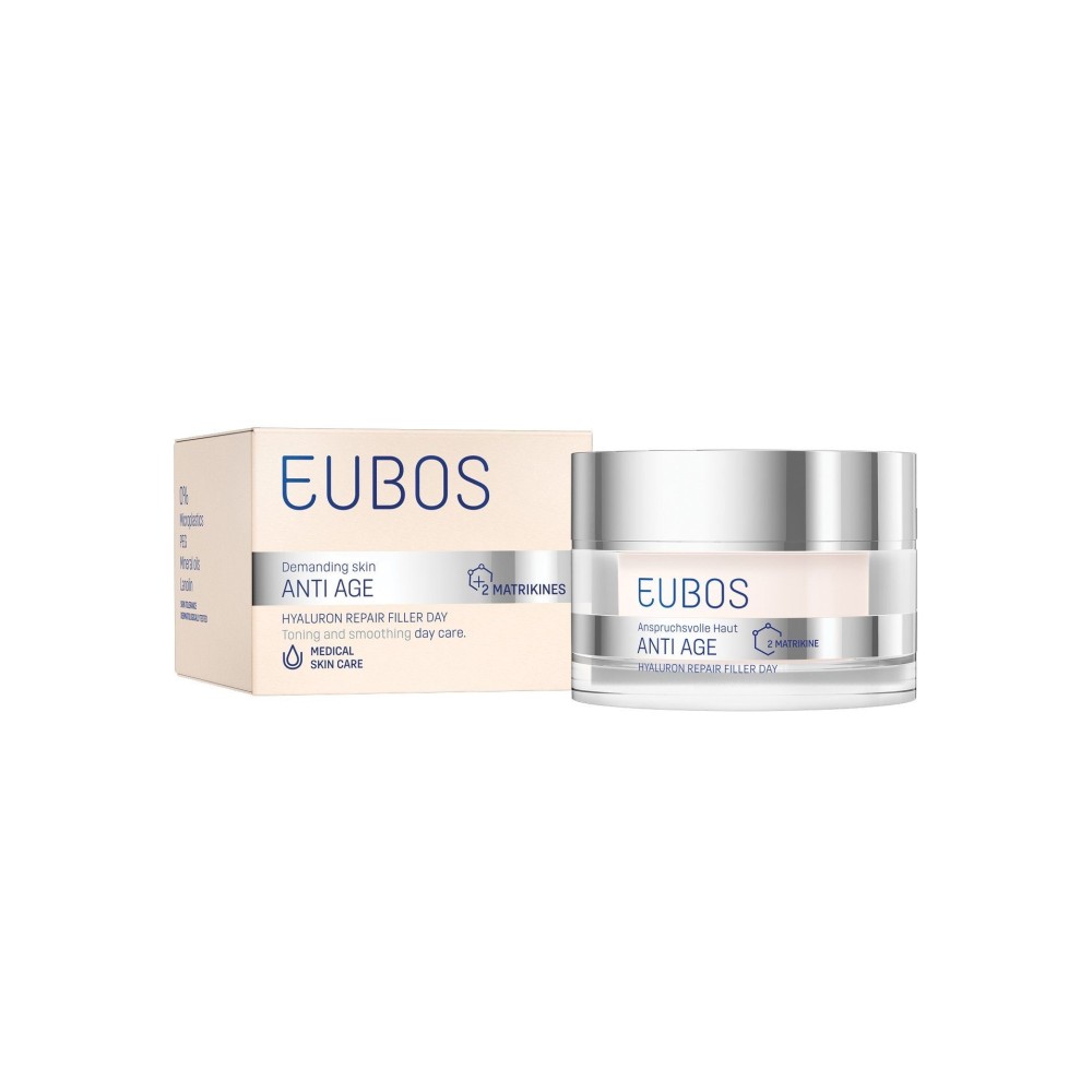 Eubos | Hyaluron Repair & Fill Cream | Κρέμα Εντατικής Φροντίδας για Μείωση Ρυτίδων | 50ml