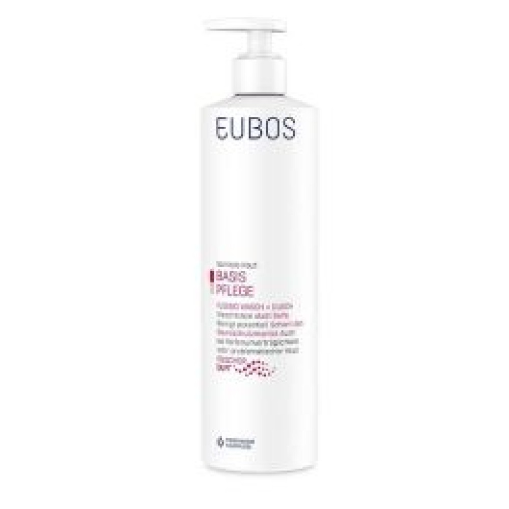 Eubos | Liquid Washing Emulsion  Red |Yγρό Καθαρισμού Προσώπου-Σώματος με 'Αρωμα | 400ml