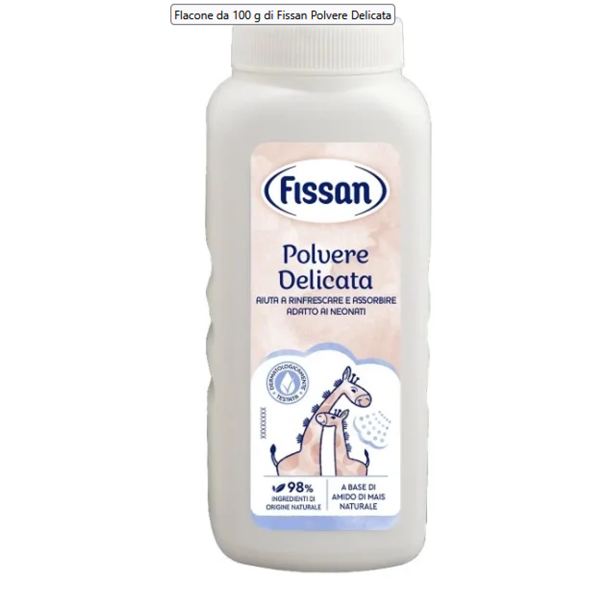 Fissan | Delicate Powder Βρεφική Πούδρα - Απαλό Talc | 100gr