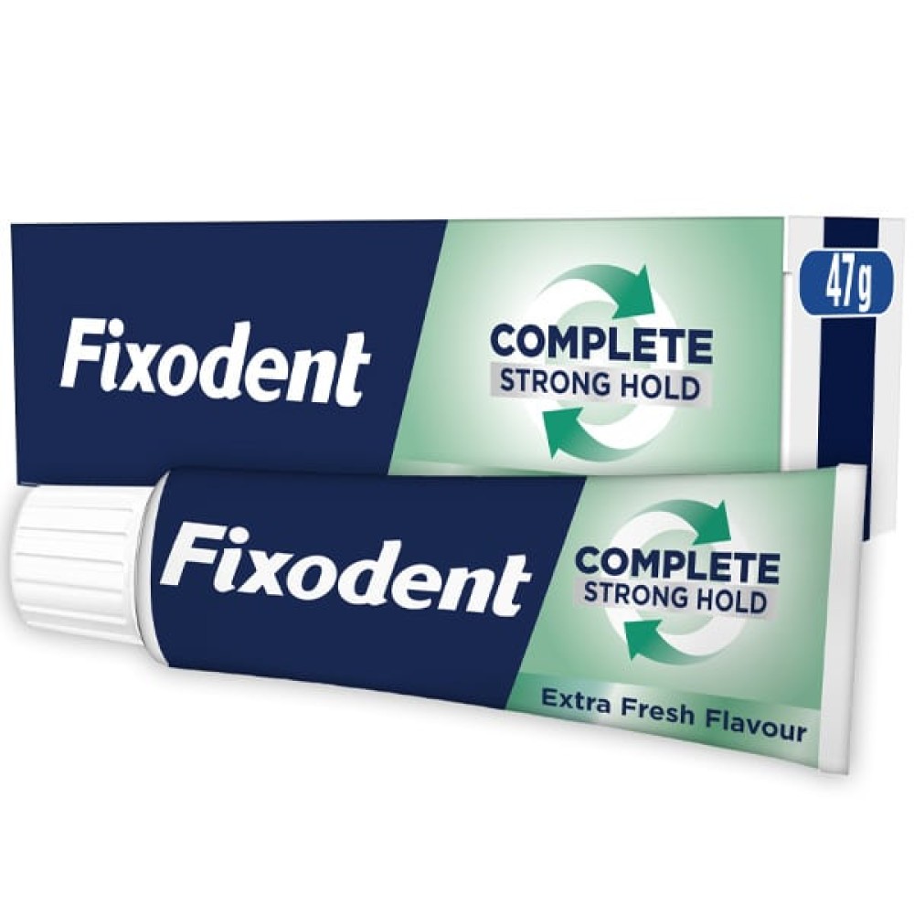 Fixodent | Complete Fresh Στερεωτική Κρέμα Τεχνητής Οδοντοστοιχίας | 47g 