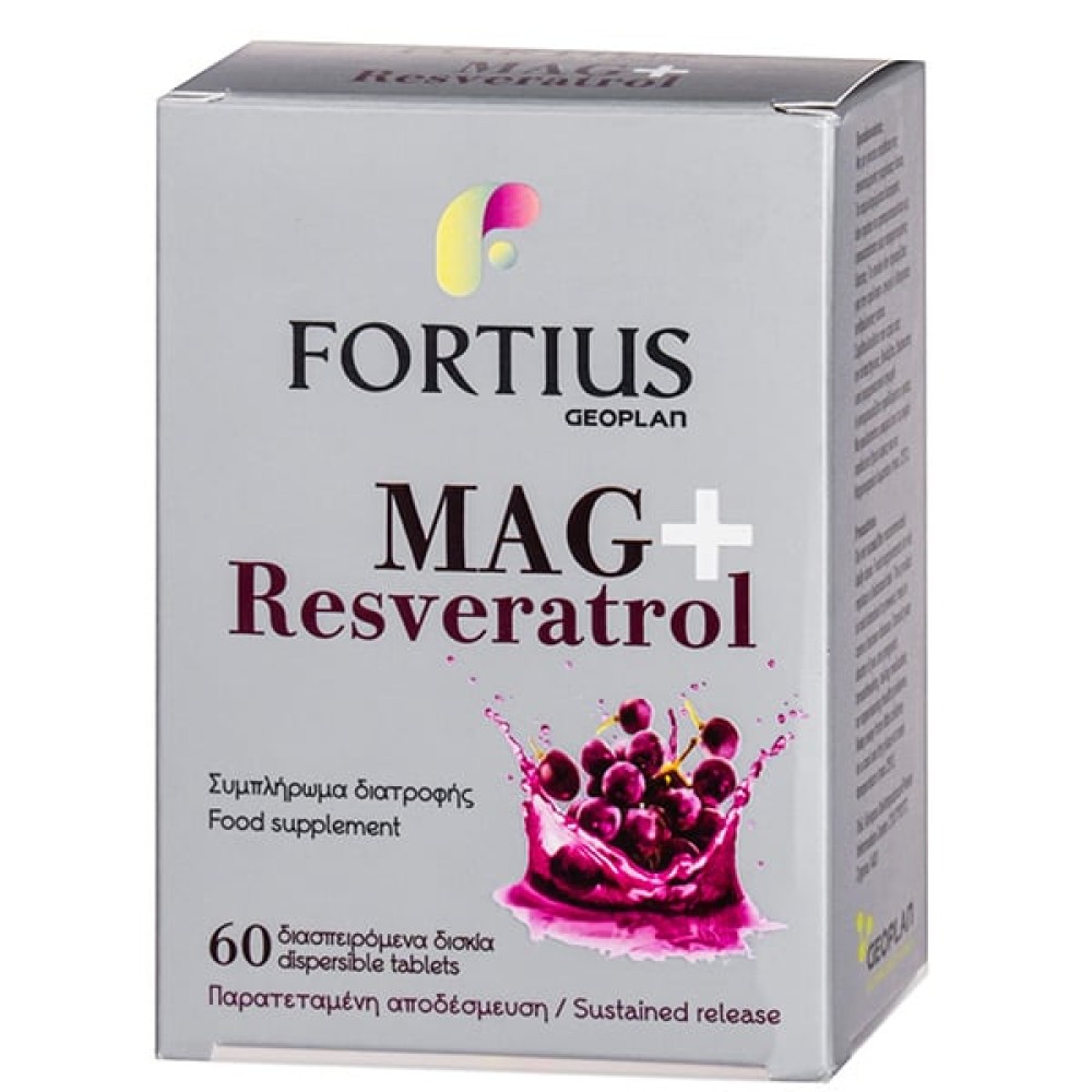 Fortius | MAG+ Resveratrol 200mg | 60tabs