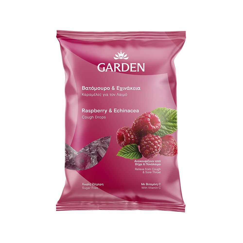 Garden | Καραμέλες για το Λαιμό Βατόμουρο και Εχινάκεια | 60gr