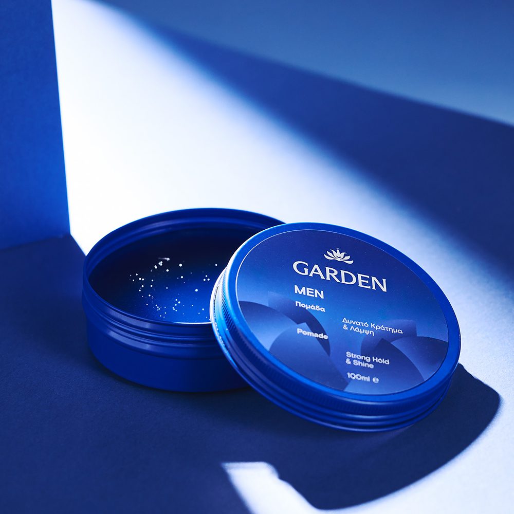 Garden | Men Pomade Πομάδα Μαλλιών για Δυνατό Κράτημα & Λάμψη | 100ml 