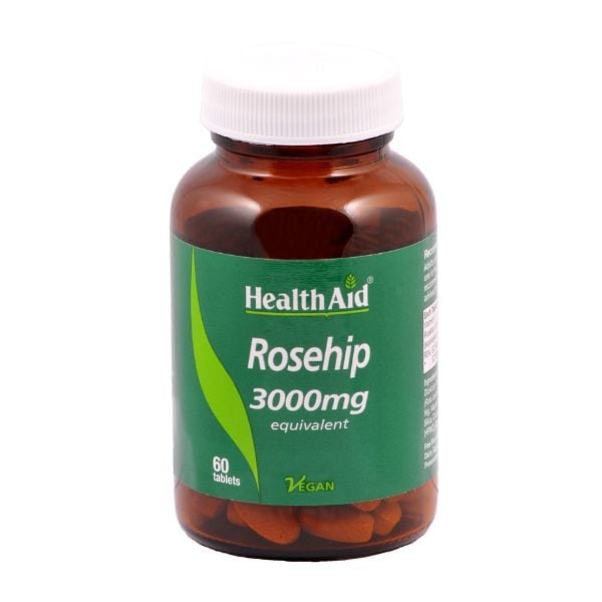 Health Aid | Rosehip 3000mg Συμπλήρωμα Διατροφής με Τριαντάφυλλο για το Ανοσοποιητικό Σύστημα | 60 ταμπλέτες