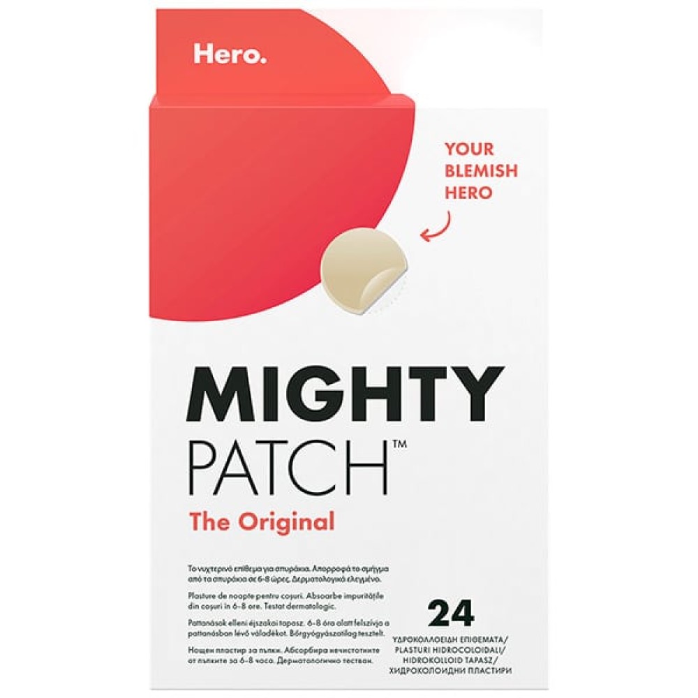 Hero. | Mighty Patch The Original Anti-Pimple Επιθέματα για Σπυράκια | 24τεμ Hero. | Mighty Patch The Original Anti-Pimple Επιθέματα για Σπυράκια | 24τεμ