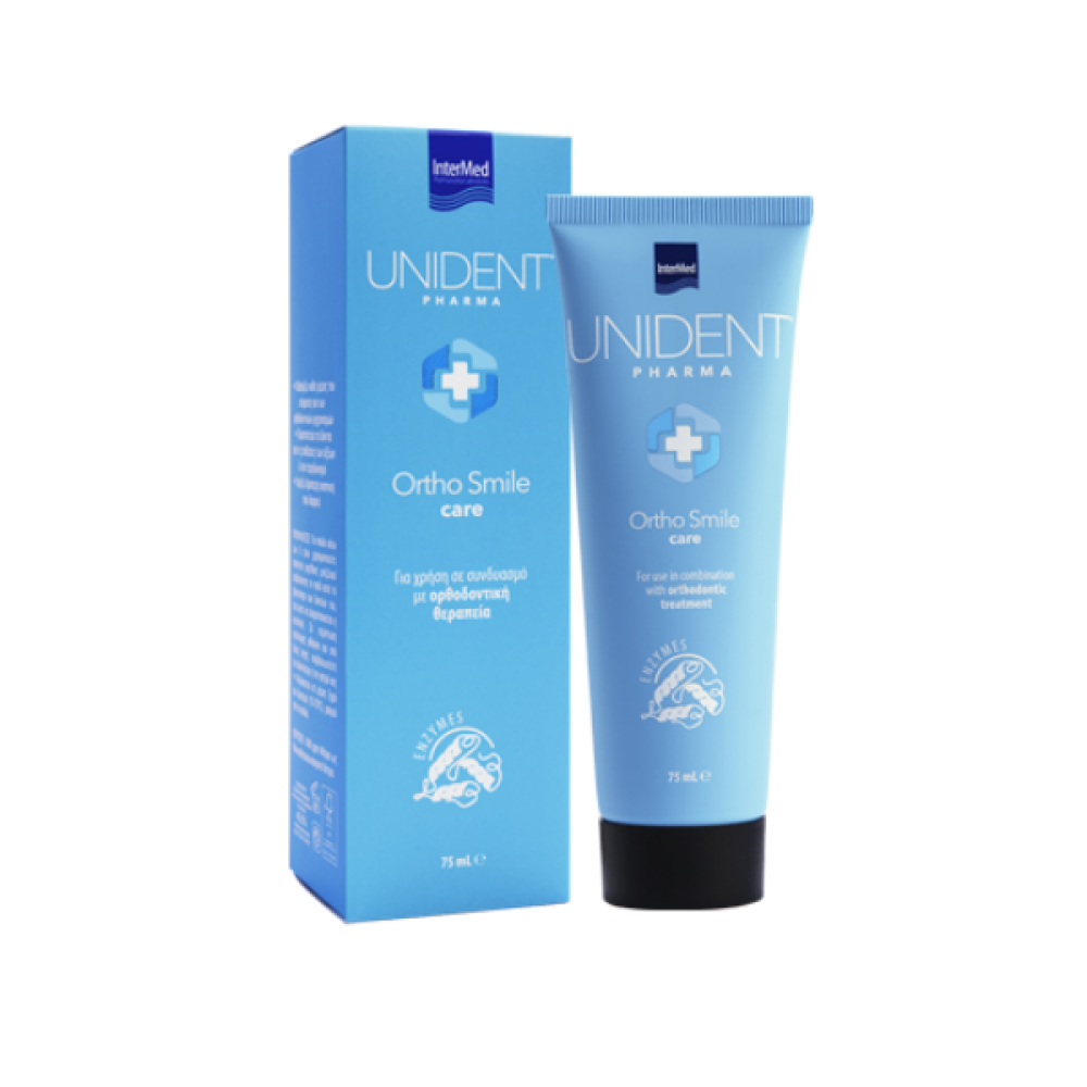 Intermed | Unident Pharma Ortho Smile Care Oδοντόπαστα για Χρήση σε Συνδυασμό με την Ορθοδοντική Θεραπεία | 75ml