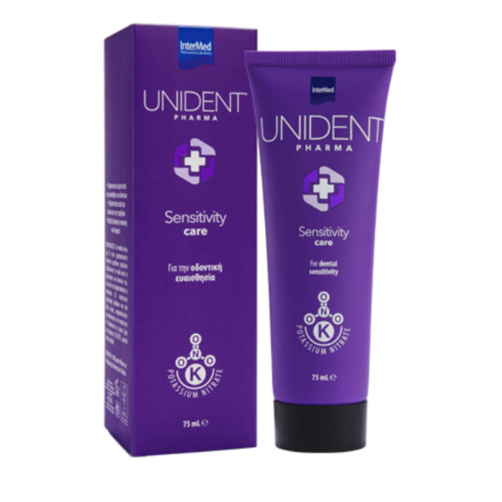 Intermed | Unident Pharma Care Sensitive Οδοντόκρεμα για Οδοντική Ευαισθησία | 75ml