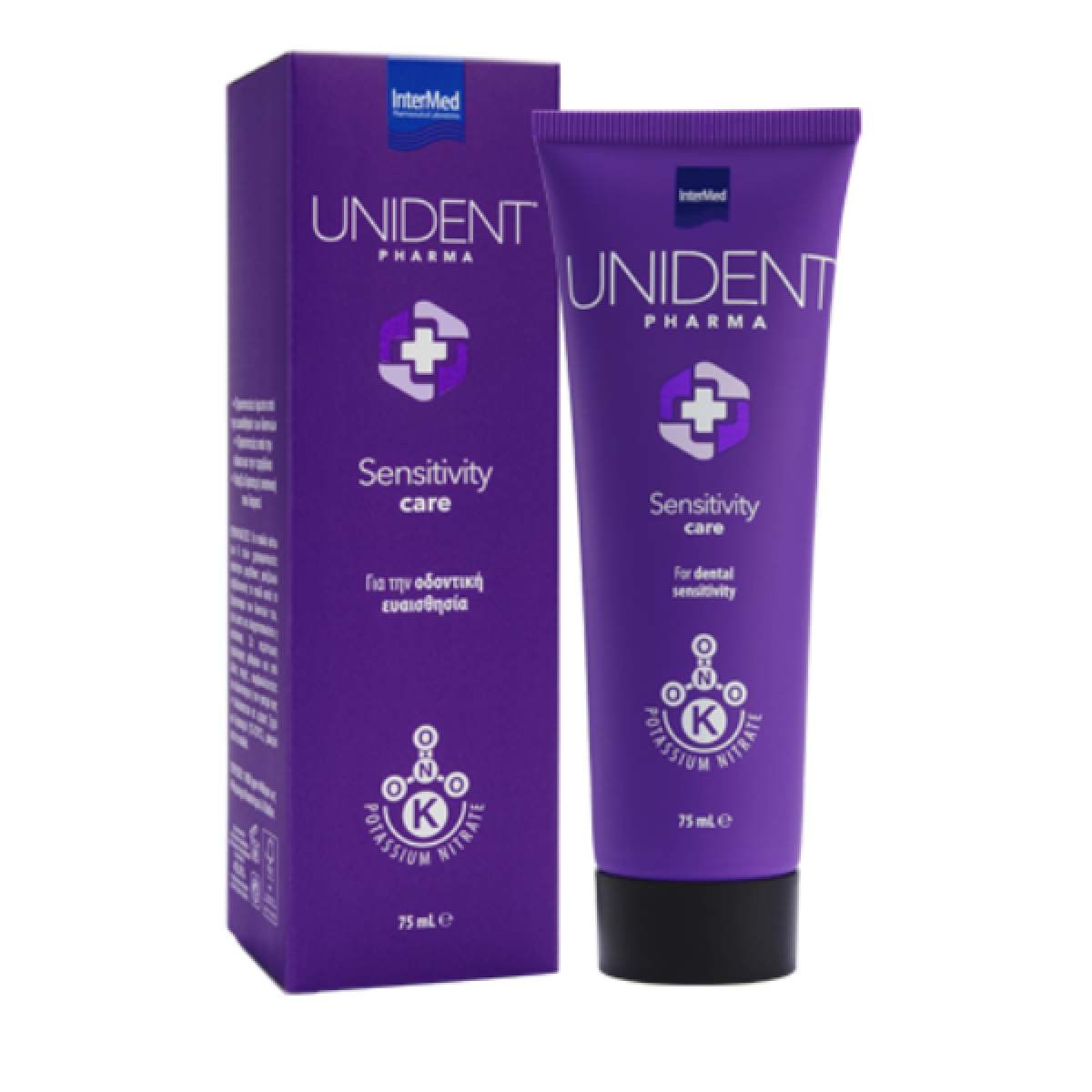 Intermed | Unident Pharma Care Sensitive Οδοντόκρεμα για Οδοντική Ευαισθησία | 75ml