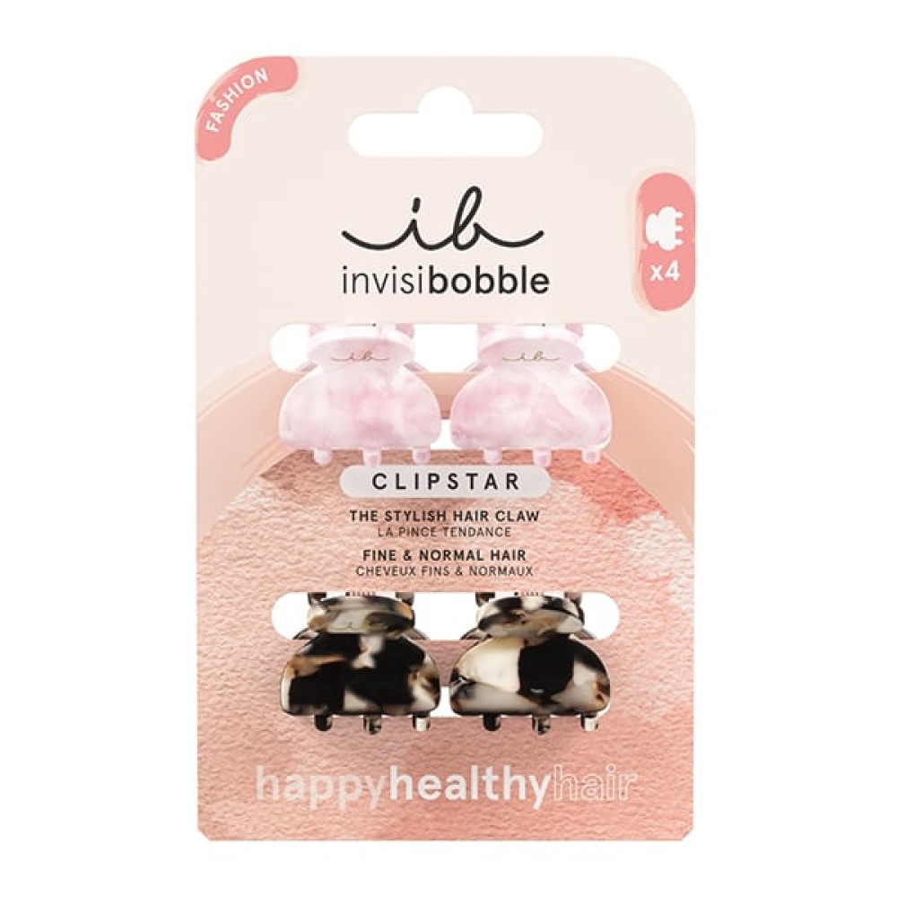 Invisibobble | Clipstar Petit Four Σετ Κλαμεράκια για Μαλλιά | 4τμχ