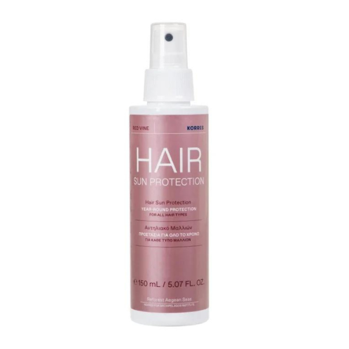 Korres | Hair sun Protection Αντηλιακό Μαλλιών Κόκκινο Αμπέλι με Βιολογικό Εκχύλισμα Ενεργής Αλόης | 150ml