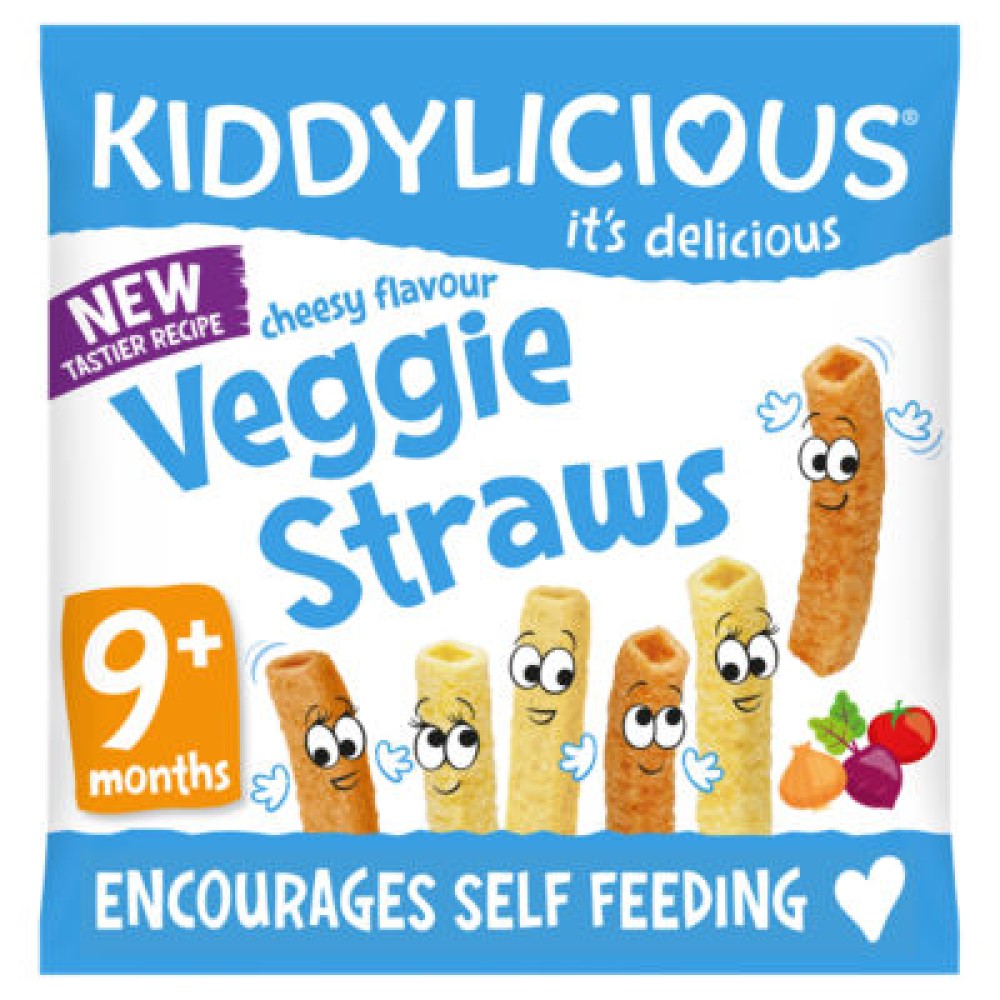 Kiddylicious | Cheesy Straws Καλαμάκια Τυριού από τον 9ο Μήνα | 12gr