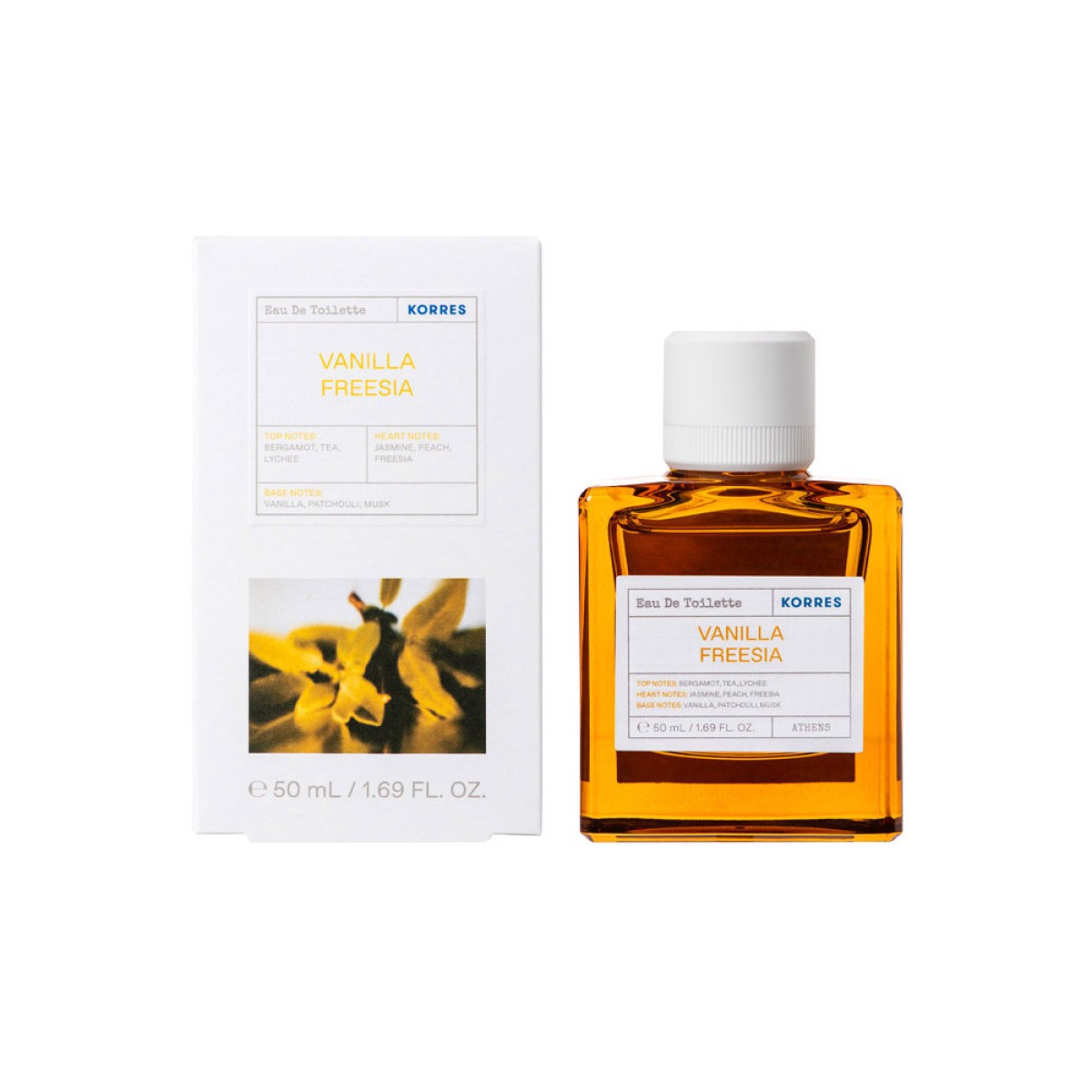 Korres | Eau De Toilette Vanilla Freesia Γυναικείο Άρωμα | 50ml 