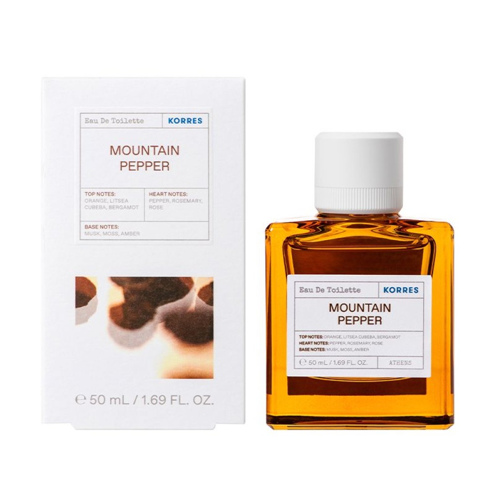 Korres | Mountain Pepper Eau De Toilette Ανδρικό Άρωμα | 50ml