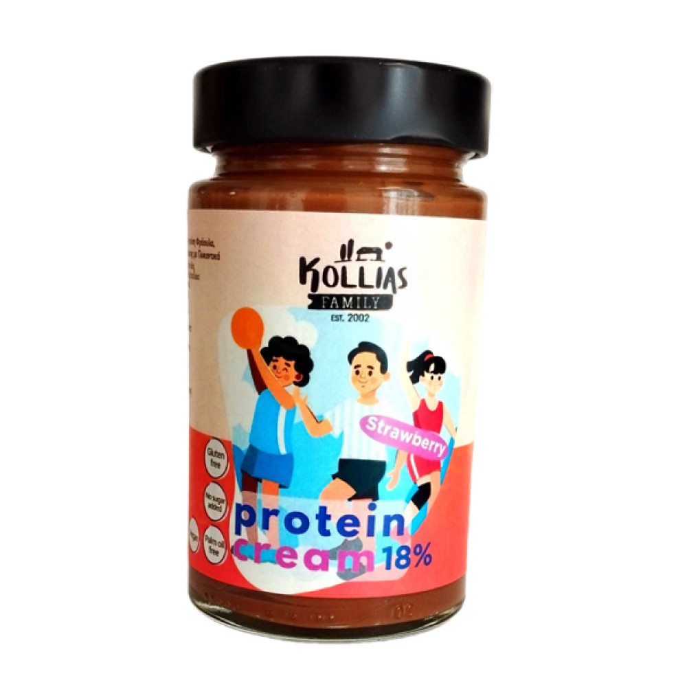 Κοχύλι | Κρέμα Φυστικιού Πρωτεΐνης με Φράουλα Χωρίς Ζάχαρη | 250g