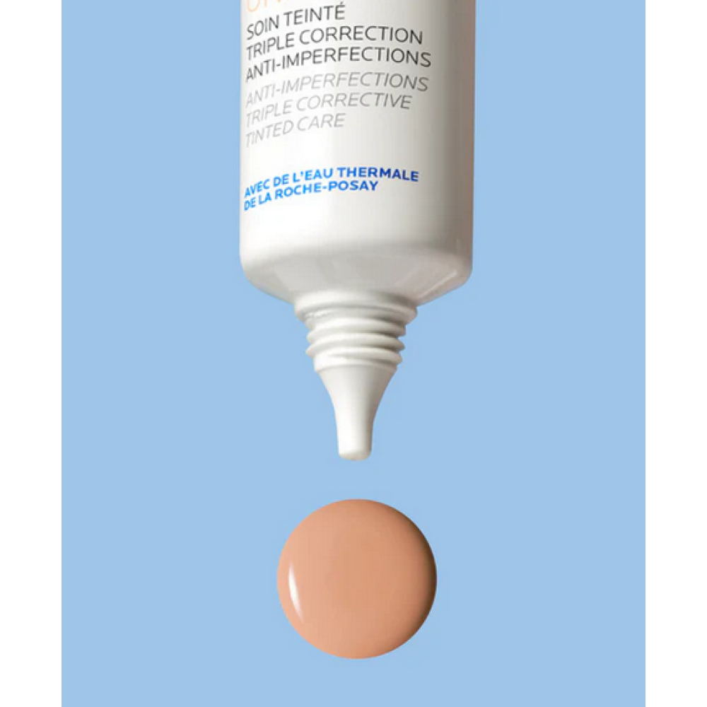 La Roche-Posay | Effaclar Duo+Μ Unifiant Medium Επανορθωτική Κρέμα Προσώπου κατά των Ατελειών με Χρώμα | 40ml