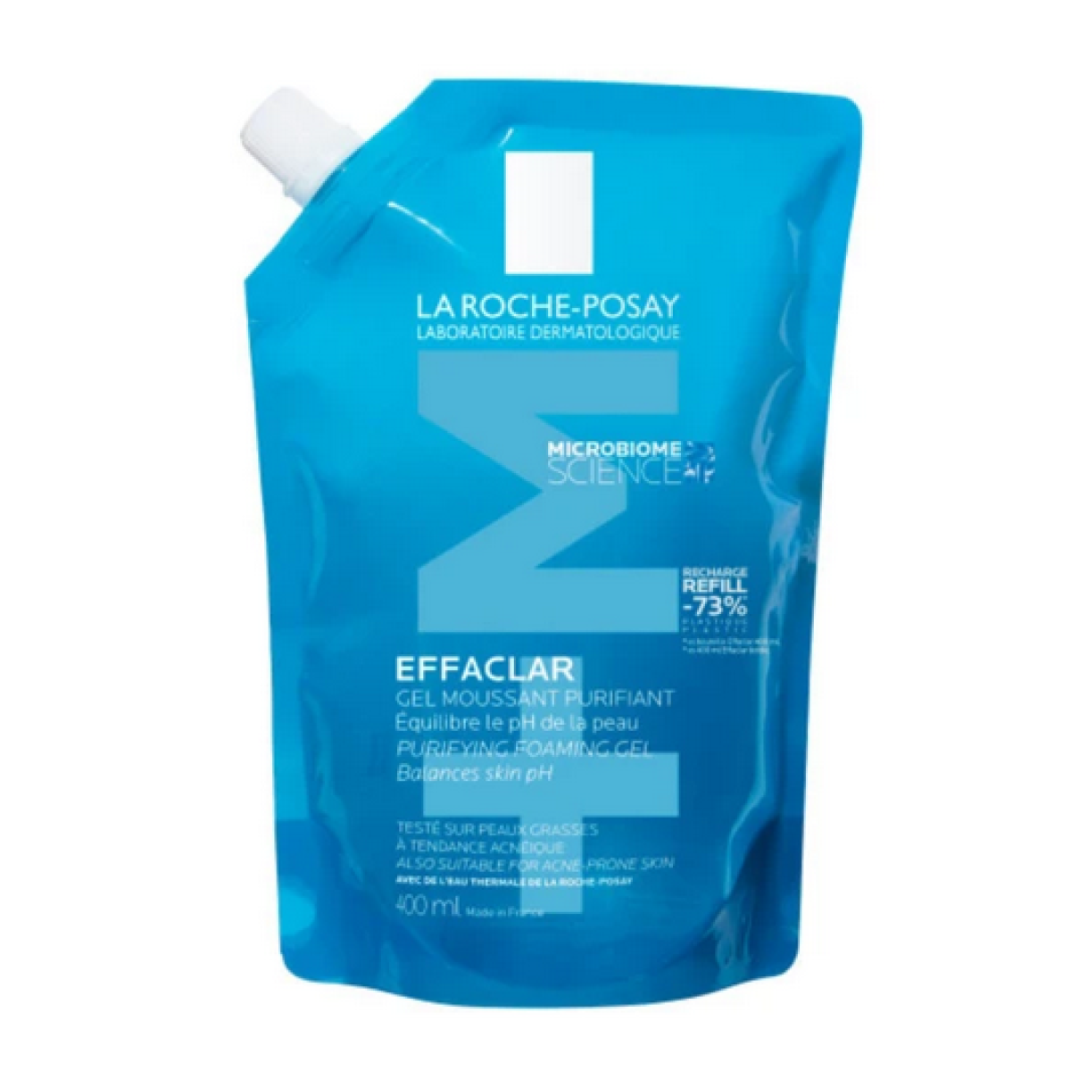 La Roche-Posay | Effaclar Purifying Foaming Gel +Μ Refill Καθαρισμός για το Λιπαρό Δέρμα με Τάση Ακμής | 400ml