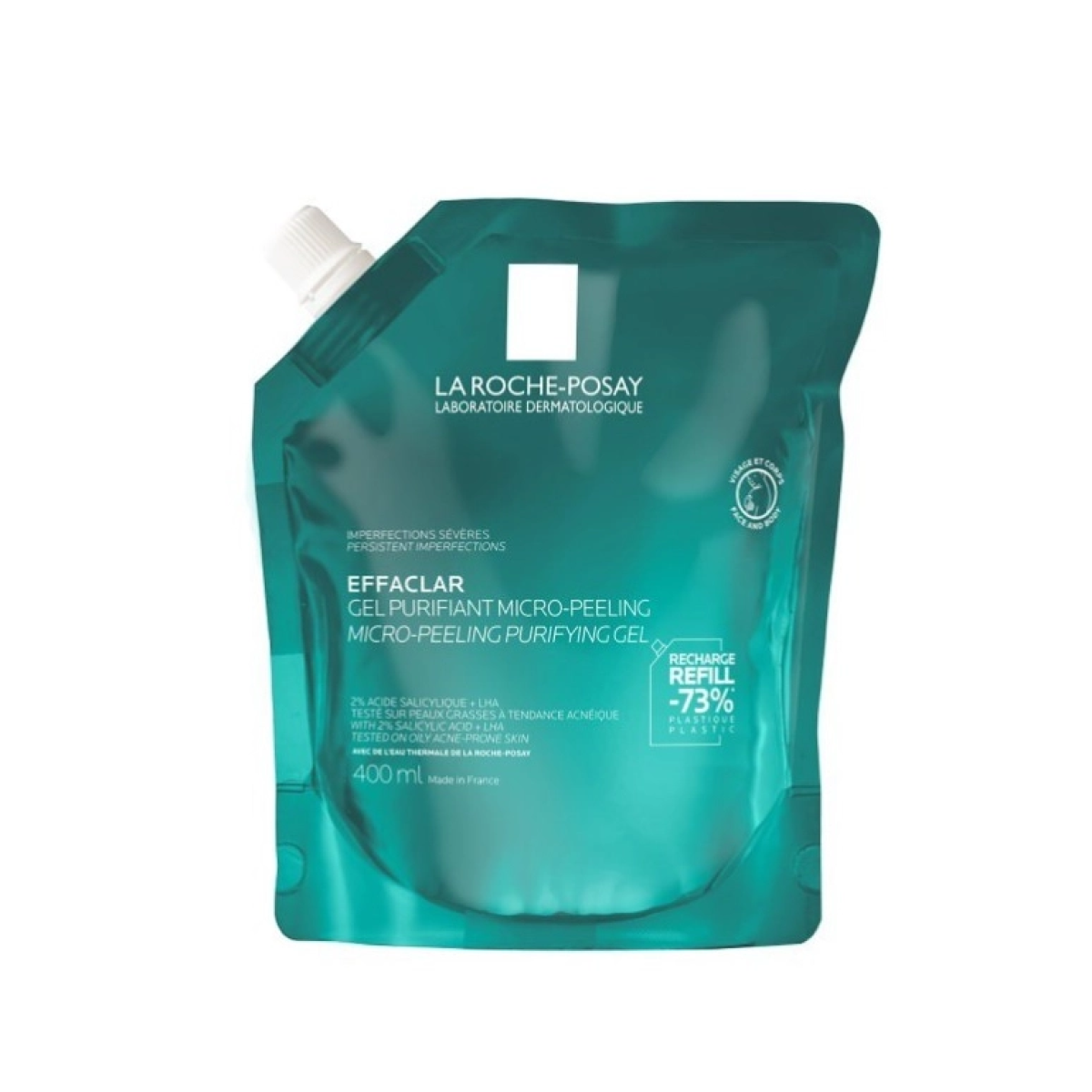 La Roche Posay | Effaclar Micro-Peeling Purifying Gel Refill | 400ml 