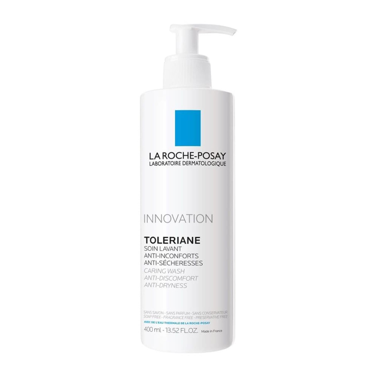 La Roche Posay | Toleriane Caring Wash Κρέμα Καθαρισμού Προσώπου για την Ευαίσθητη Επιδερμίδα | 400ml 
