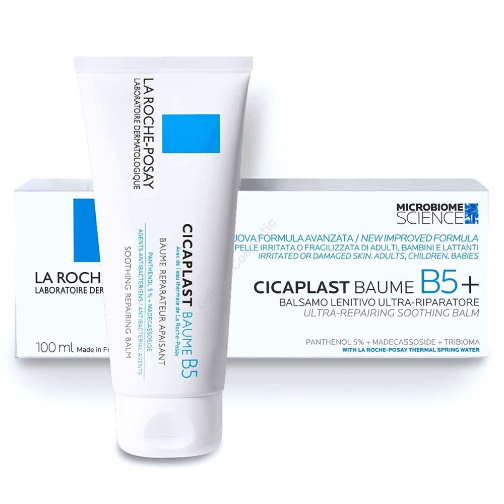La Roche Posay | Cicaplast Baume B5 Βάλσαμο με Καταπραϋντική και Αναπλαστική Δράση για όλη την Οικογένεια | 100ml