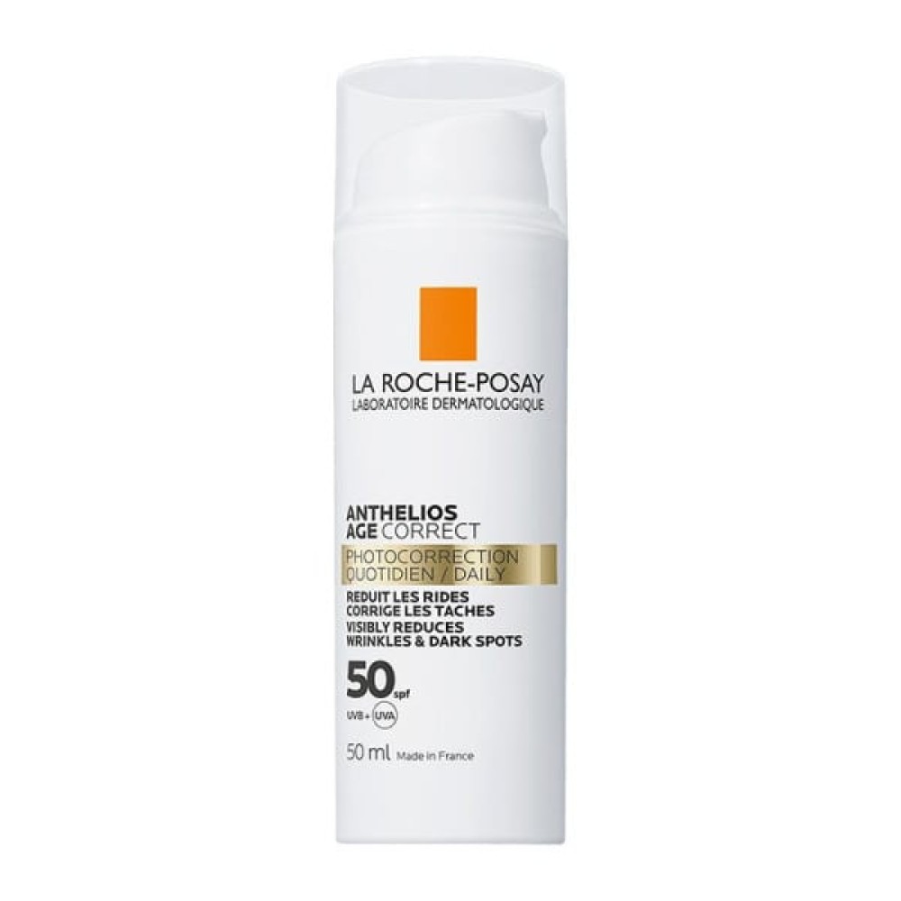 La Roche Posay | Anthelios Age Correct Photocorrection Daily Light Cream Αντηλιακή Αντιγηραντική Κρέμα Προσώπου SPF50 | 50ml