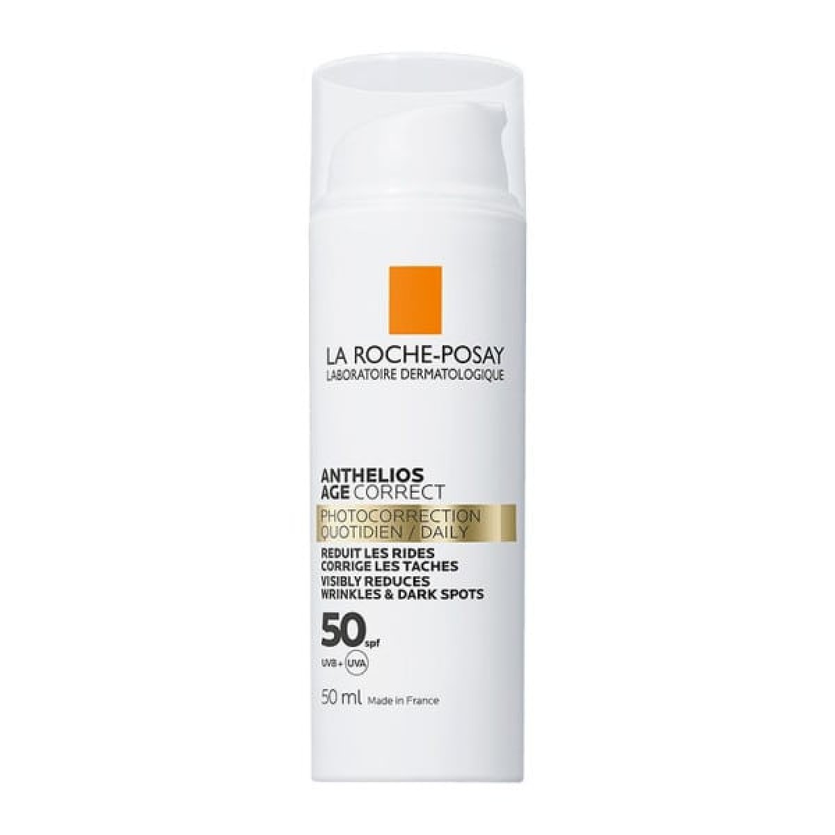 La Roche Posay | Anthelios Age Correct Photocorrection Daily Light Cream Αντηλιακή Αντιγηραντική Κρέμα Προσώπου SPF50 | 50ml