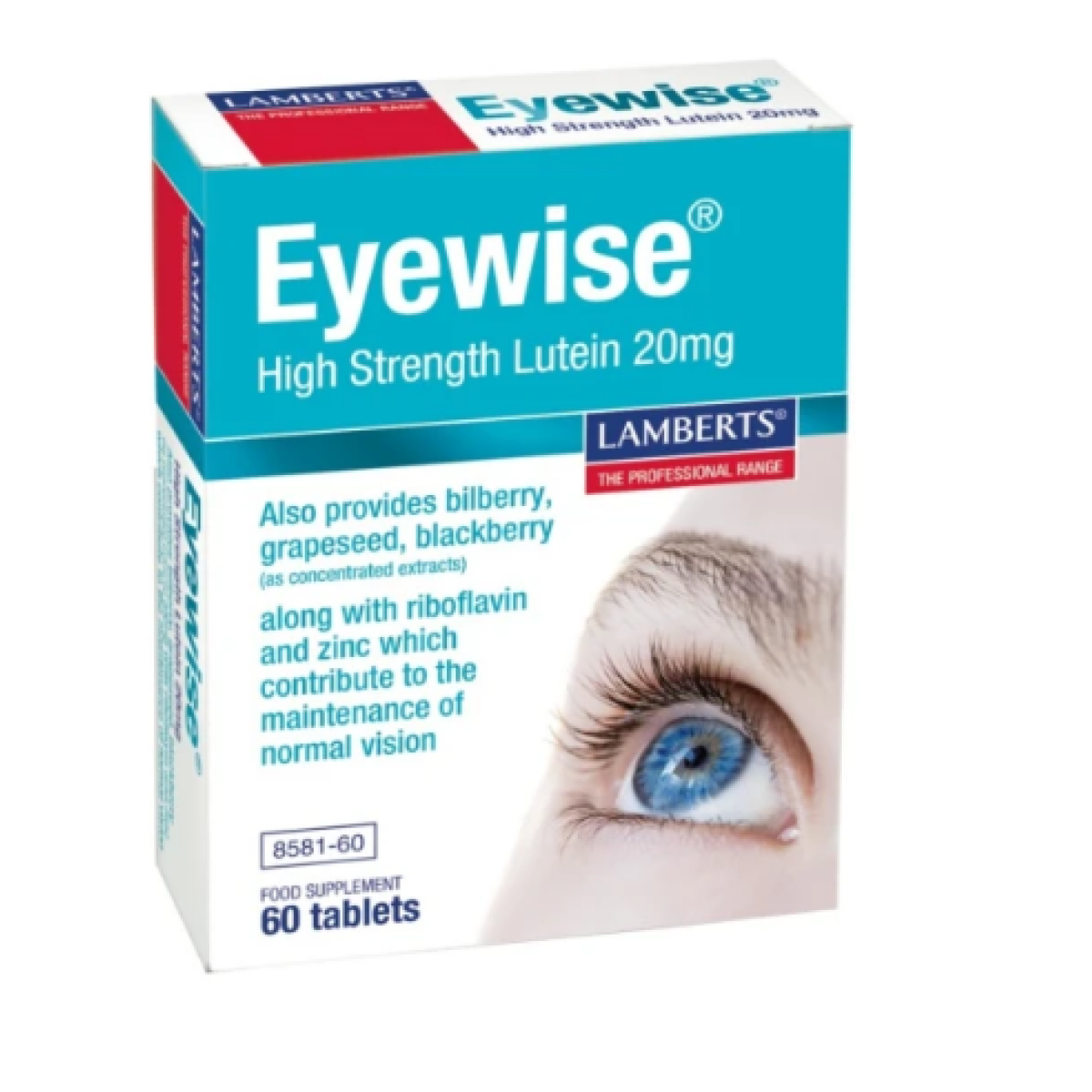 Lamberts | Eyewise High Strength Lutein, Υγεία των Ματιών | 60tabs Lamberts | Eyewise High Strength Lutein, Υγεία των Ματιών | 60tabs