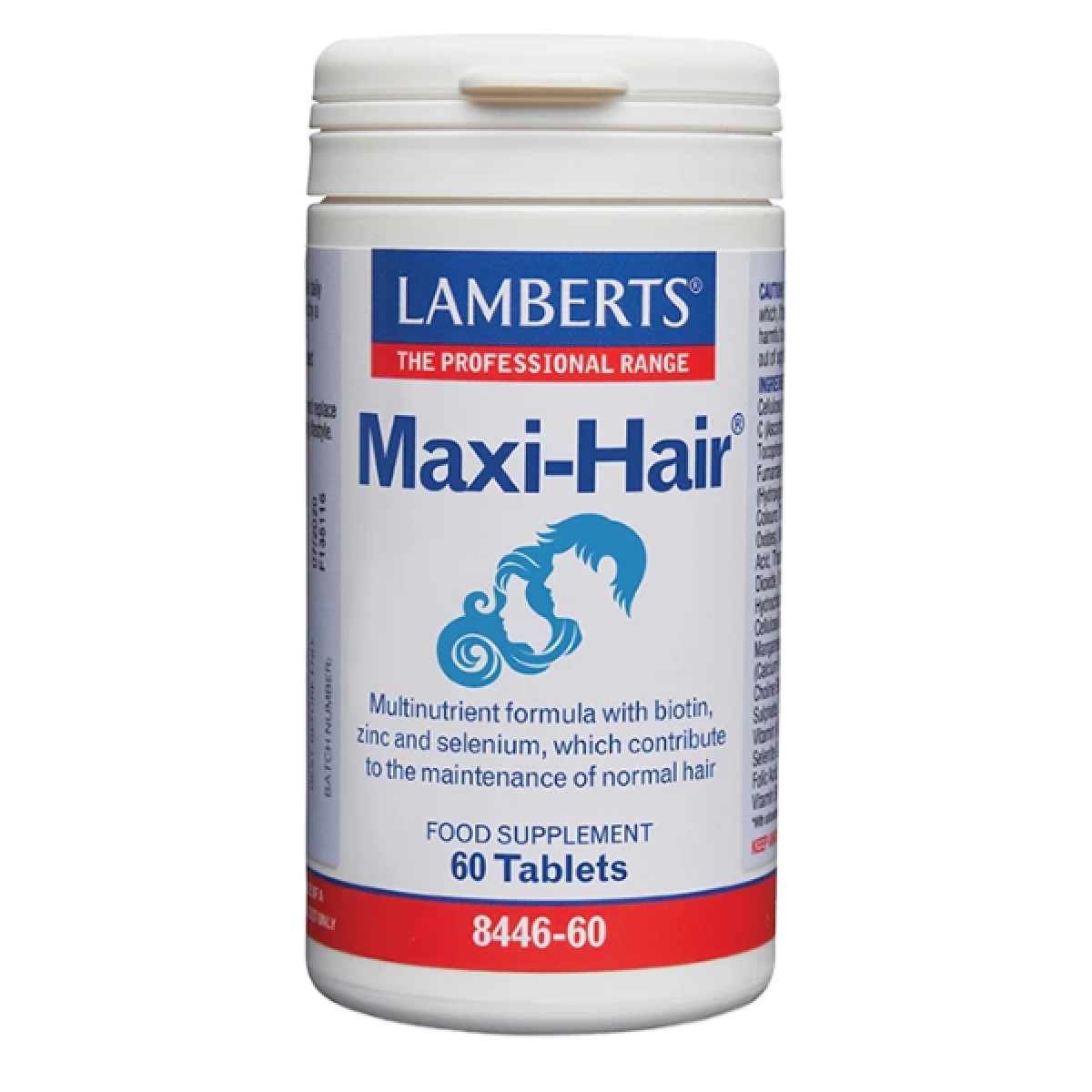 Lamberts | Maxi Hair Φόρμουλα Κατά Της Τριχόπτωσης & Ενδυνάμωσης Των Μαλλιών | 60 Ταμπλέτες