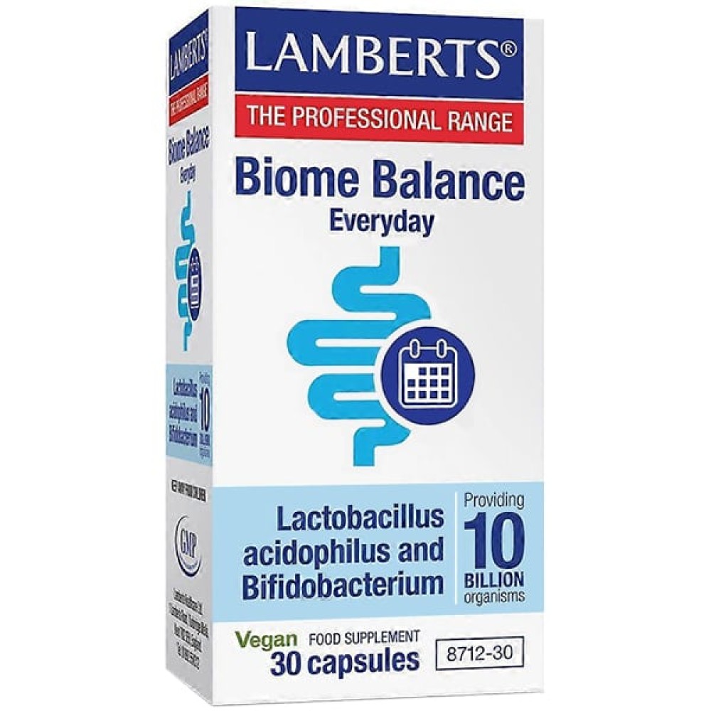 Lamberts | Biome Balance Everyday Προβιοτικά για την Υγεία του Εντέρου | 30 Κάψουλες