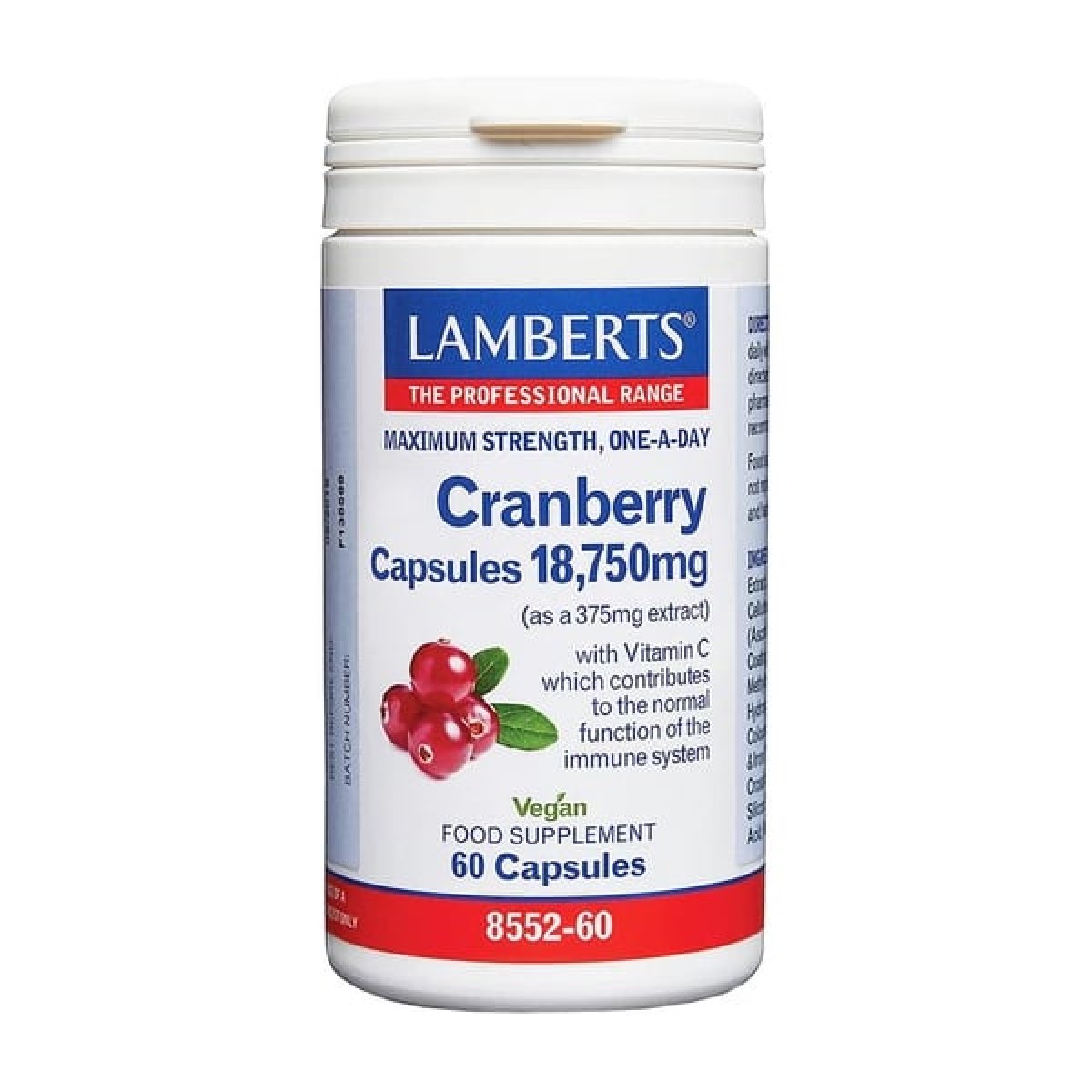 Lamberts | Cranberry 18,750mg για το Ουροποιητικό | 60caps