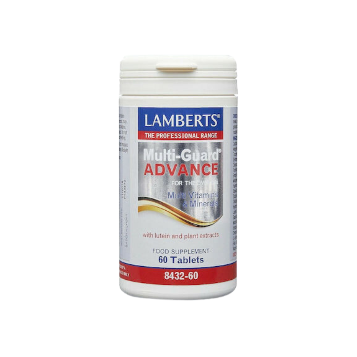 Lamberts | Multi-Guard Advance Πολυβιταμίνη για Ενέργεια, Ενίσχυση του Ανοσοποιητικού & τα Μαλλιά κατάλληλη για ενήλικες 50+ | 60tabs